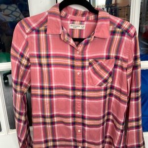 Abercrombie Kids 15/16 Pink Flannel